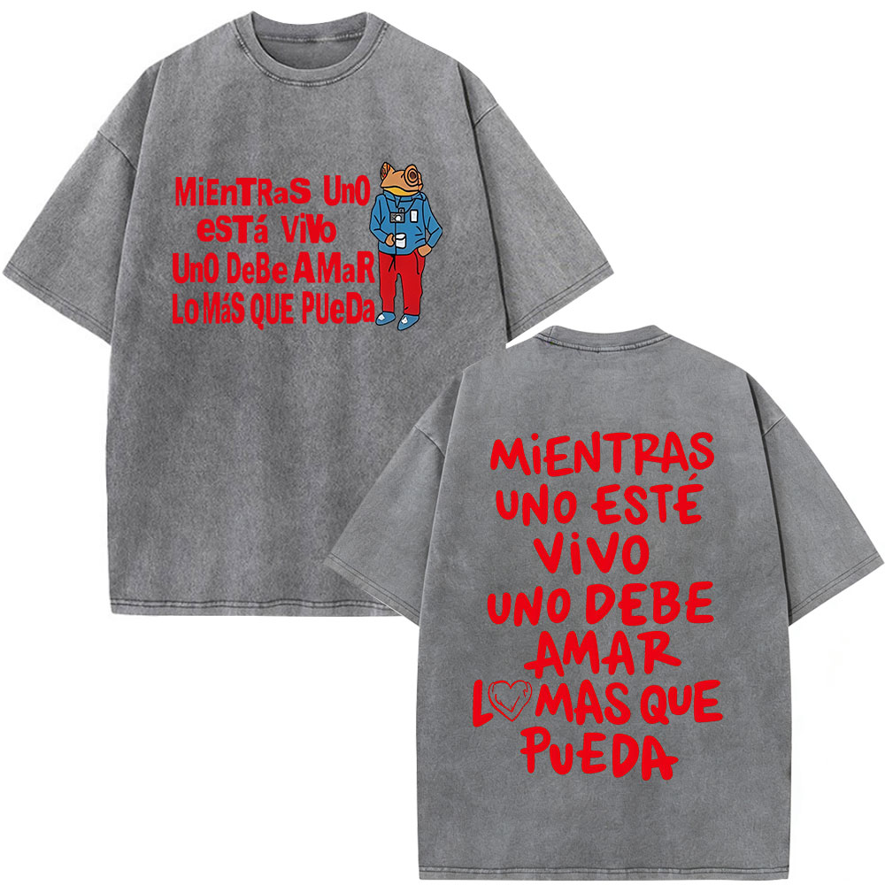 Rapper Bad Bunny Washed Vintag – Vintage Fashion World Bewertung und Preis