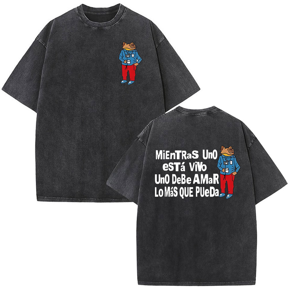 Rapper Bad Bunny Washed Vintag – Vintage Fashion World Bewertung und Preis